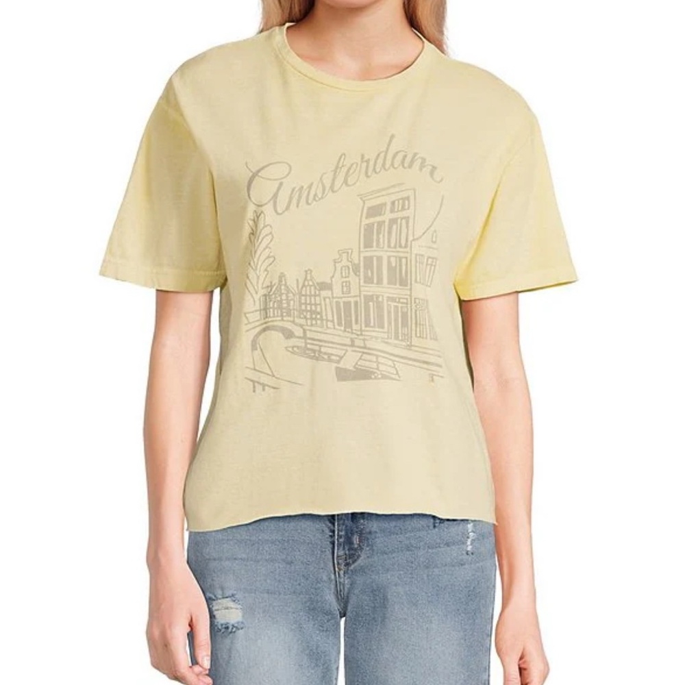 Amsterdam Philcos Dillards Oversized Graphic Tee NWT